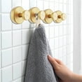 thumbnail image 4 of Fiudx Ganchos con Ventosa, Perchas de Acero Inoxidable Sin Taladro, Fáciles de Instalar, con Gran Capacidad de Carga, Organizador para Toallas, Albornoces y Abrigos, para Uso Doméstico, Baño y Cocina, 4 of 5