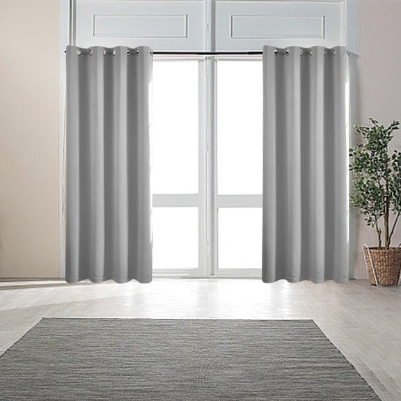 63"x52" Elegant Curtain Panel Pair, Overlay Layered Window Curtains, Decorative Drapes Perfect for Bedroom Home Interior Decoration