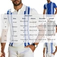 thumbnail image 2 of Men's Knit Horizontal Striped Short Sleeve Open V-Neck Collared Polo Shirt, Casual Slim Fit Top, Breathable Knitwear for Smart Casual Style and Everyday Wear Black M, 2 of 4