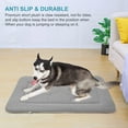 thumbnail image 5 of PROCIPE Dog Bed Washable Crate Mat Soft Fleece Pet Bed 42"x 28" Grey, 5 of 8