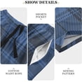 thumbnail image 6 of GZHJMY Buffalo Plaid Pajama Pants Short for Men, Lounge Pants Lightweight Men Pajama Bottoms with Drawstring Pockets, Christmas New Year Birthday Gifts, X-Large, 6 of 7