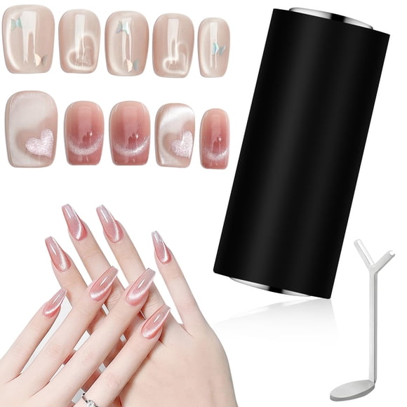 Set de imán para nail art CYUXING, herramienta en forma de Y para efecto ojo de gato