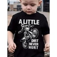 thumbnail image 1 of MILKYSHIP Boys' Summer Fashion T-Shirt - Stylish Off-Road Motorcycle Print, Cute Short Sleeve Casual Top, Cotton, Round Neck, MILKYSHIP, 1 of 7