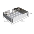 thumbnail image 3 of TISHITA 6xCreative Soap Box Rustproof for Shower Soap Shampoo Storage Rack 13.5x9.5x2.6cm, 3 of 8
