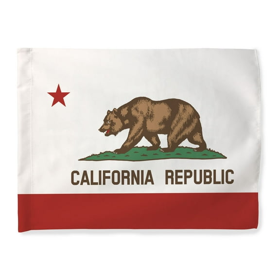 ThisWear Housewarming Gifts California Garden Flag California Home Decor CA Flag Horizontal House Flag Multi