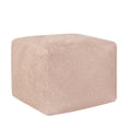 thumbnail image 4 of Castle Place 24" Velvet Pouf, Light Pink, 4 of 6