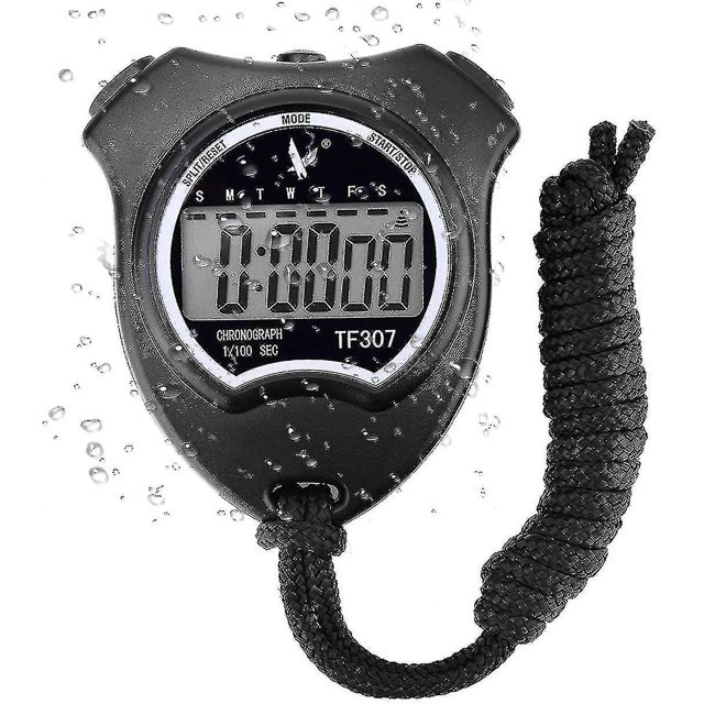 Reloj cronómetro deportivo digital, cronómetro digital con alarma/calendario para natación fútbol, cronómetros deportivos a prueba de golpes para entrenadores