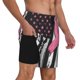 thumbnail image 2 of Balery Ribbon Breast Cancer Awareness Bañador para hombre, shorts de playa de secado rápido con entrepierna y forro de compresión-X-Large, 2 of 6