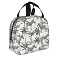 thumbnail image 2 of Honeii Palm Trees Zebra Print Lunch Bag Women, Lunch Box Lunch Bag for Women Adult Men, Small Leakproof Cute Lunch Tote Large Capacity Reusable, 2 of 8