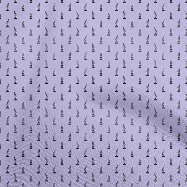 oneOone Rayon Pastel Purple Fabric Sewing Craft Projects Fabric Prints By Yard 56 Inch Wide