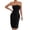 Black-summer dresses for women, variant on YFNNUP Womens Strapless Dress Slim Fit Bodycon Mini Dresses Trendy Textured Sundress Summer Cocktail Party Club Sundress Light Blue XS