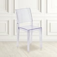 thumbnail image 2 of Flash Furniture Phantom Series Adult Molded Stacking Ghost Side Chair, Transparent, 2 of 12