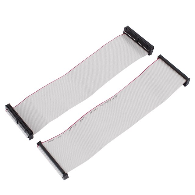 Unique Bargains 2 Pcs Câble Plat Ruban Extension IDE PATA Femelle à 40 Broches 2.54mm 20cm