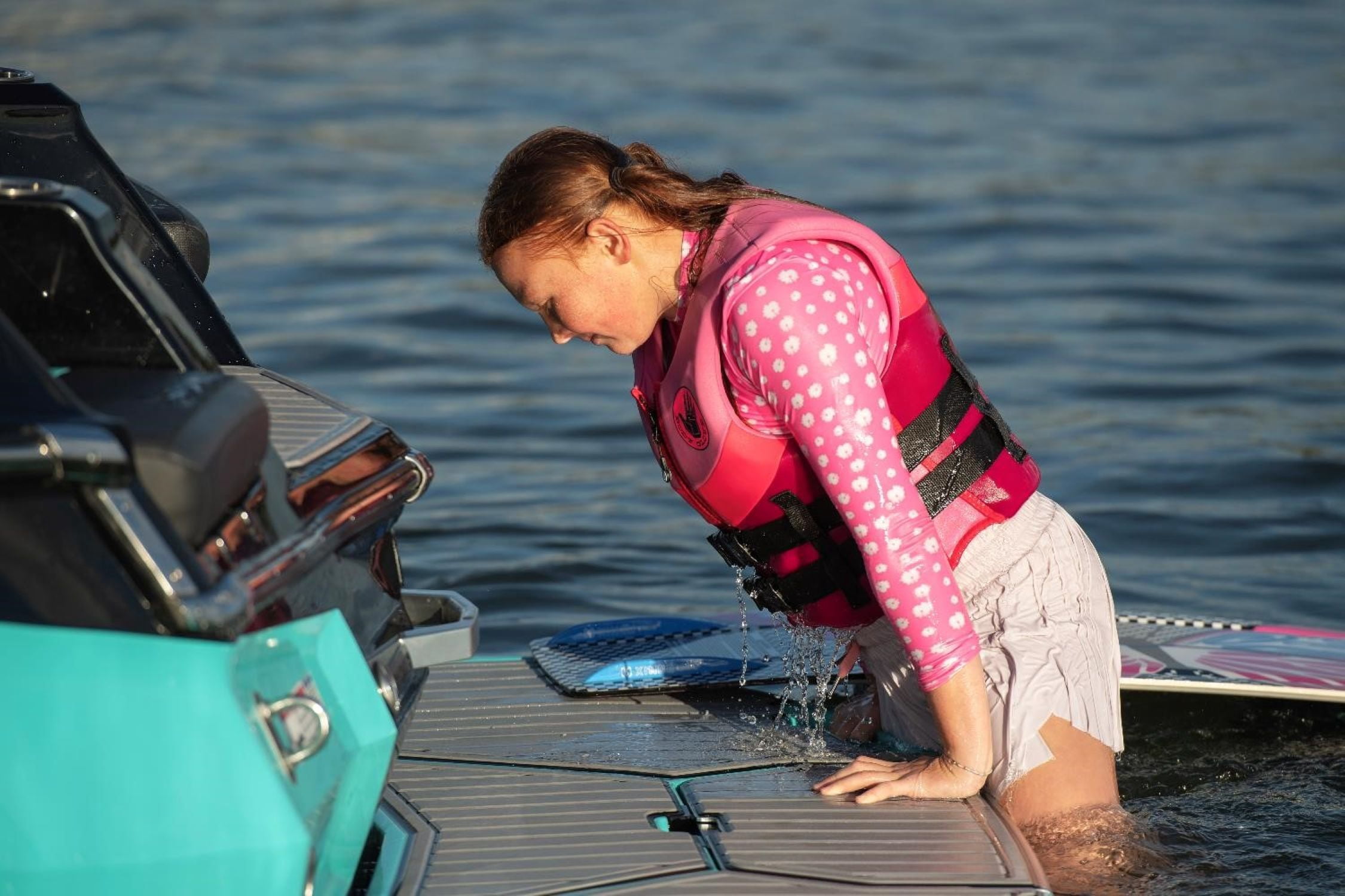 Body Glove Youth Neoprene PFD Life Jacket and Vest, Girl, 55-88 lbs., Pink