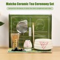 thumbnail image 2 of NUAHRHY 8Pcs Matcha Whisk Set Practical Matcha Making Kit with Ceramic Bowl Matcha Whisk Ceramic Whisk Holder Tea Scoop Stand Matcha Powder Sifter Complete Matcha Set for Tea Lovers, 2 of 8