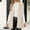Beige, variant on Womens Faux Fur Gilet Coat, Winter Sleeveless Vest Jacket Crew Neck Outwear Plush Warm Winter Coat Wine XL
