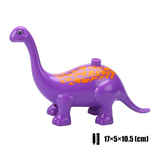 Original Big Size Assemble Building Blocks Dinosaur Jurassic Park Accessory Compatible Sea Animals Zoo Bricks Toy For Children Gao Jinjia LED