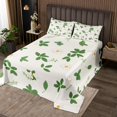 thumbnail image 2 of Boho Floral Bedspread Set Nature Spring Flowers Quilt Set Cute Daisy Plants Coverlet Set Twin, 2 of 5