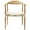 Light Oak|Off White, variant on Bandelier Arm Chair Light Oak