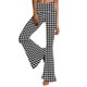 thumbnail image 2 of Pantalones acampanados de yoga deportivos con estampado de cintura elástica y cintura alta para mujer Pompotops ulkah944413, 2 of 6