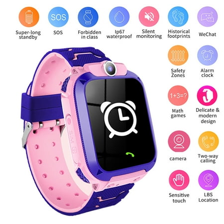 Multifunctional Kids Children Smart Watch Tracker Intelligent Band Sensitive 1.44