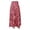 Red, variant on WDDDD Women's Flowy Maxi Skirt Boho A-Line High Waist Beach Vacation Blue M