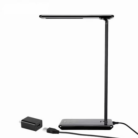 TORCHSTAR Dimmable LED Desk Lamp, 4 Lighting Modes (Reading/Studying/Relaxation/Bedtime), Fully Adjustable Brightness, Touch Sensitive Control, USB Charging Port, 1 & 2 Hour Auto Timer, Piano