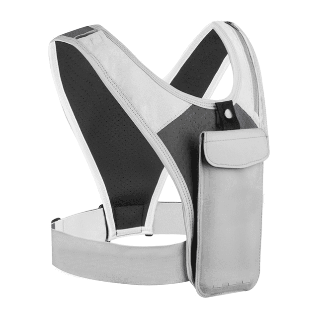 Apuakthei - Soporte para teléfono para chaleco de entrenamiento y correr, transpirable, duradero, resistente al agua, ajustable