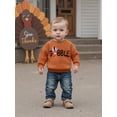 thumbnail image 6 of Miaouyo Kids Baby Girls Boys Thanksgiving Sweater 9 12 18 24 Months 2T 3T 4T 5T Turkey Letter Embroidery Round Neck Pullover Knitwear, 6 of 9