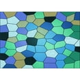 thumbnail image 1 of Ahgly Company Machine Washable Indoor Rectangle Transitional Turquoise Green Area Rugs, 3' x 5', 1 of 7