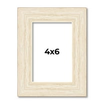 4x6 In Frame White Real Wood Picture Frame Width 1.5 inches | Interior Frame Depth 0.5 inches |