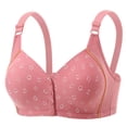 thumbnail image 3 of OVAFBAU Bras for Women Supportive Seamless Push Up Bra T-Shirt Bra Plus Size Wireless Bra Front Closure Push Up Breath Adjust Tank Women Underwears, 3 of 9