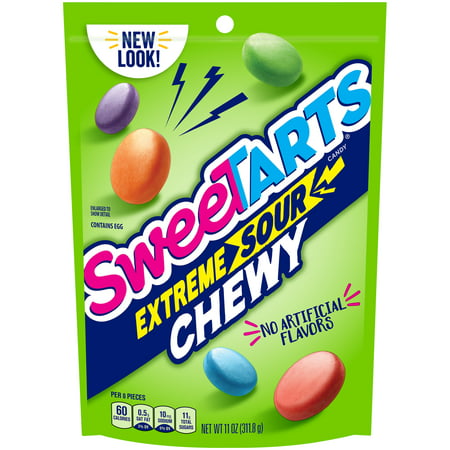 SweeTarts, Extreme Sour Chewy Candy, 11 Oz (Best Sour Chewy Candy)