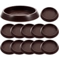 thumbnail image 1 of unbranded 12Ud Topes Compactos Para Muebles Color Marrón Claro Uso Doméstico Duraderos Y Prácticos, 1 of 6