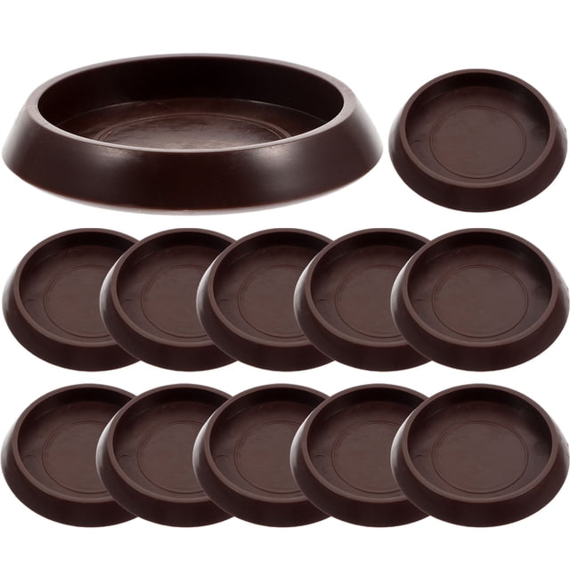 unbranded 12Ud Topes Compactos Para Muebles Color Marrón Claro Uso Doméstico Duraderos Y Prácticos