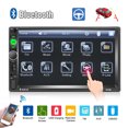 thumbnail image 1 of Camecho 2 Din Car Radio 7" HD Player MP5 Touch Screen Digital Display Support Bluetooth Multimedia USB Autoradio Mirror Link Rear View Camera Connection ,with 8 IR Camera, 1 of 10
