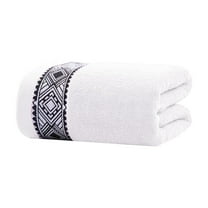 Cinvoph Hand Towels for Bathroom, Cotton Hand Towel for Bath, Face, Kitchen, Spa, Super Soft Absorbent, Machine Washable, Size 14" x 30", White