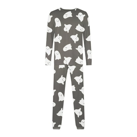 

Egmy Family Outfit O-Neck Long Sleeve Halloween Pumpkin Printing Pyjama Set For Men