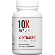 10X Health Optimize - Methylated Multivitamin, 90 Capsules