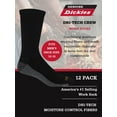 thumbnail image 6 of (2 pack) Dickies Men's Dri-Tech Crew Socks, 6-Pack, Sizes 12-15, 6 of 6