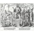 thumbnail image 3 of Dirck Volckertz Coornhert 17x15 Black Modern Framed Museum Art Print Titled - The Triumph of Christ (1559), 3 of 5