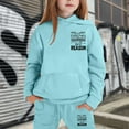 thumbnail image 4 of Afdoent Kid Girls Clothes Fall Winter Girls Outfits Tracksuit With Stylish Letter Print Hoodie And Joggers Warm Kids 2-3 Years, 4 of 4