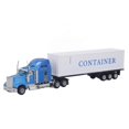 thumbnail image 1 of Container Truck Toy Model Pull Back Exquisite Vivid Alloy Toy Truck for Kids Home Outdoor, 1 of 4