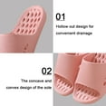 thumbnail image 3 of Shower Slippers Bathroom Anti-Slip PVC Indoor House Sandals, 3 of 5