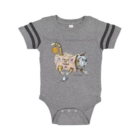 

Inktastic Trick or Tuna Cat in Dog Costume Gift Baby Boy or Baby Girl Bodysuit