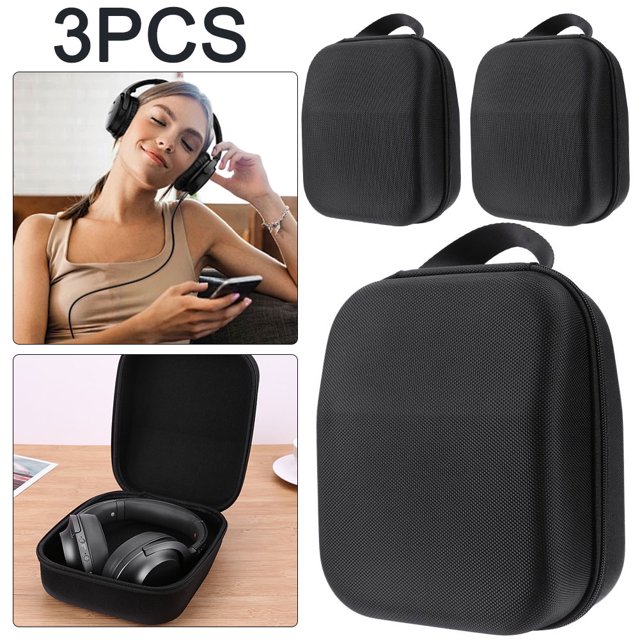 Estuche Rígido Almacenamiento 3 Uds Caja para HD598 HD600 HD650