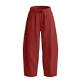 thumbnail image 6 of Landzoo Teen Girls Active Pants Curved Leg Sweatpants With Pockets Fall Casual Kid Girls Baggy Trousers, 6 of 6