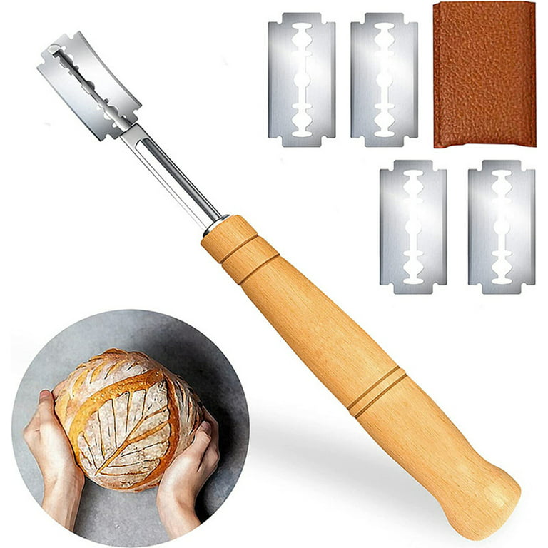 Bread Lame - Premium Hand Crafted Bread Knives, Best Dough Scoring Tool for Professional and Serious Bakers, with 5 Blades Included and Authentic