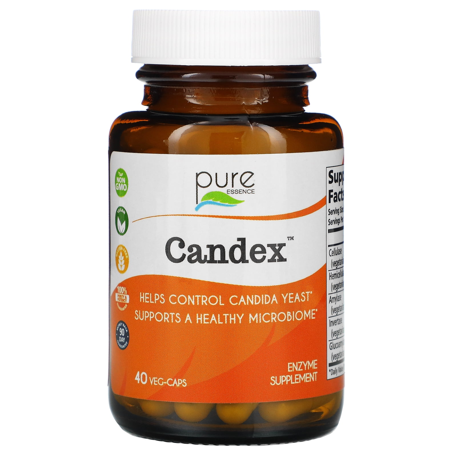 Candex Candida Cleanse Supplement by Pure Essence No Die Off Reaction