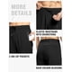 thumbnail image 5 of Pantalones TBMPOY para hombre, viajes, senderismo, secado rápido, cortavientos, talla M, color negro, 5 of 7